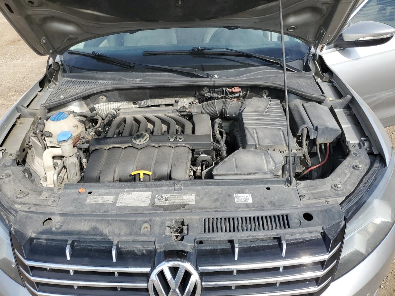 2012 Volkswagen Passat Se VIN: 1VWBM7A3XCC011456 Lot: 62504134