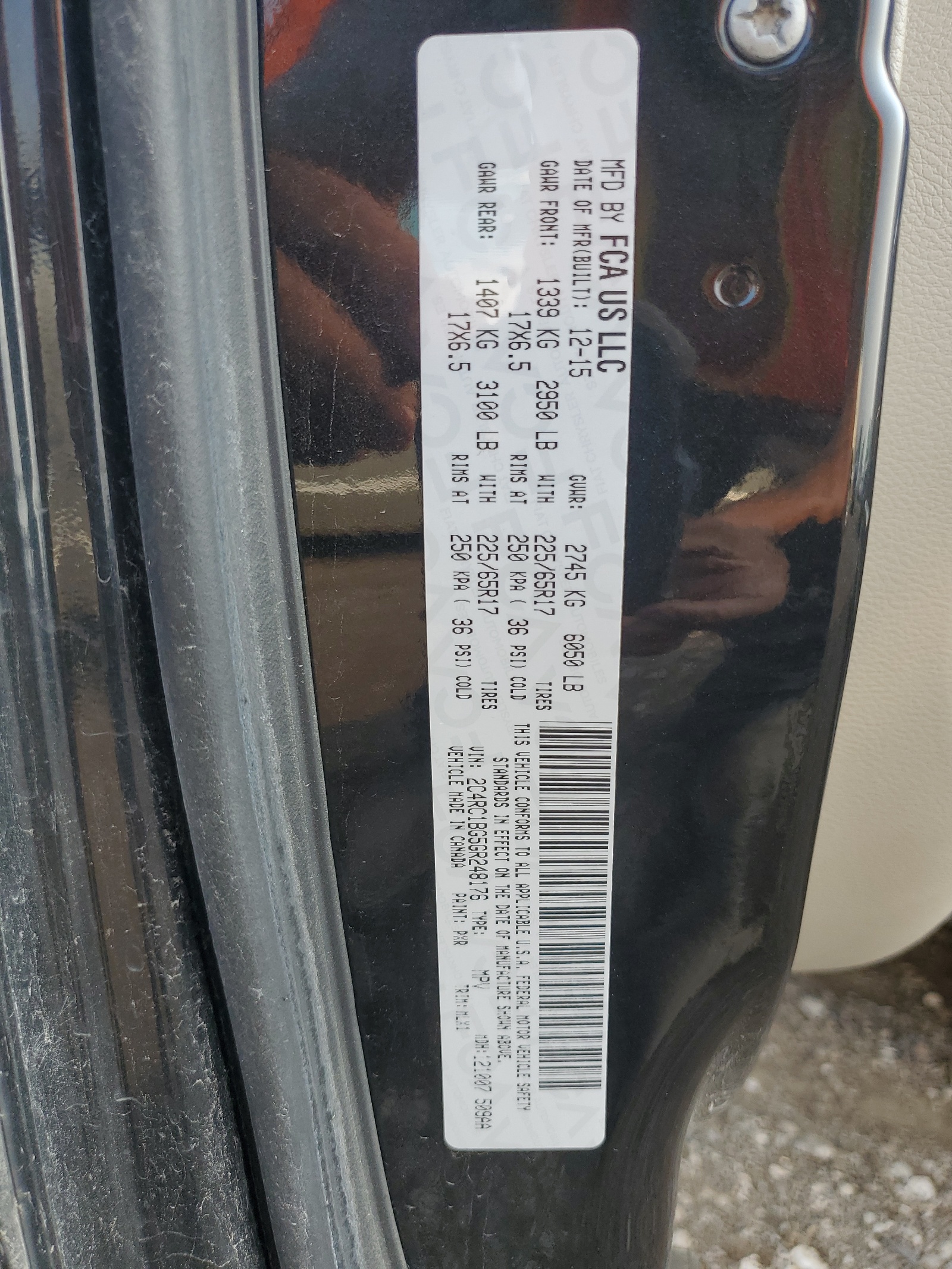 2C4RC1BG5GR248176 2016 Chrysler Town & Country Touring