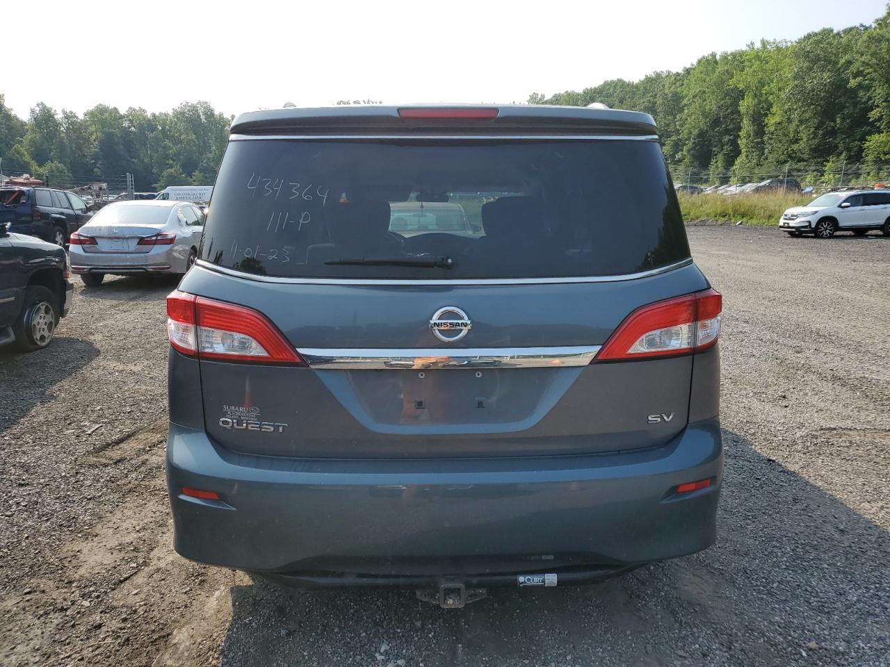 2011 Nissan Quest S VIN: JN8AE2KP7B9011995 Lot: 64766734