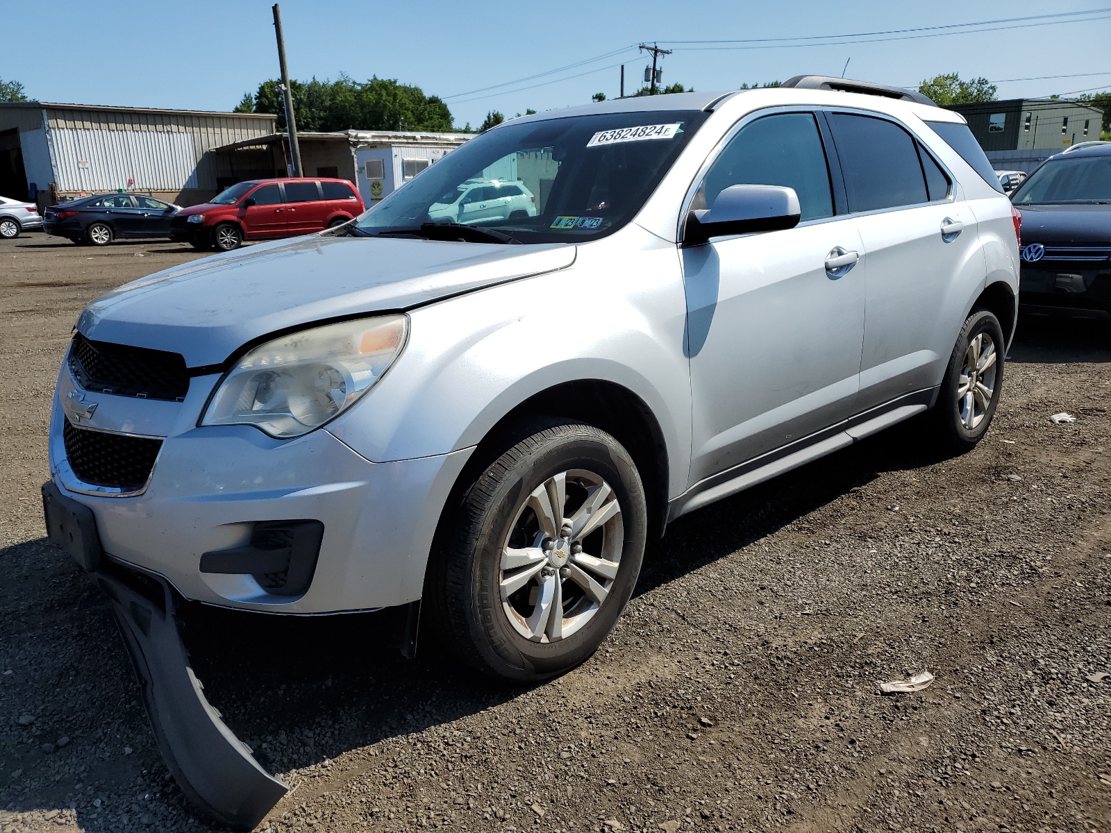 2013 Chevrolet Equinox Lt vin: 1GNALDEK6DZ101999