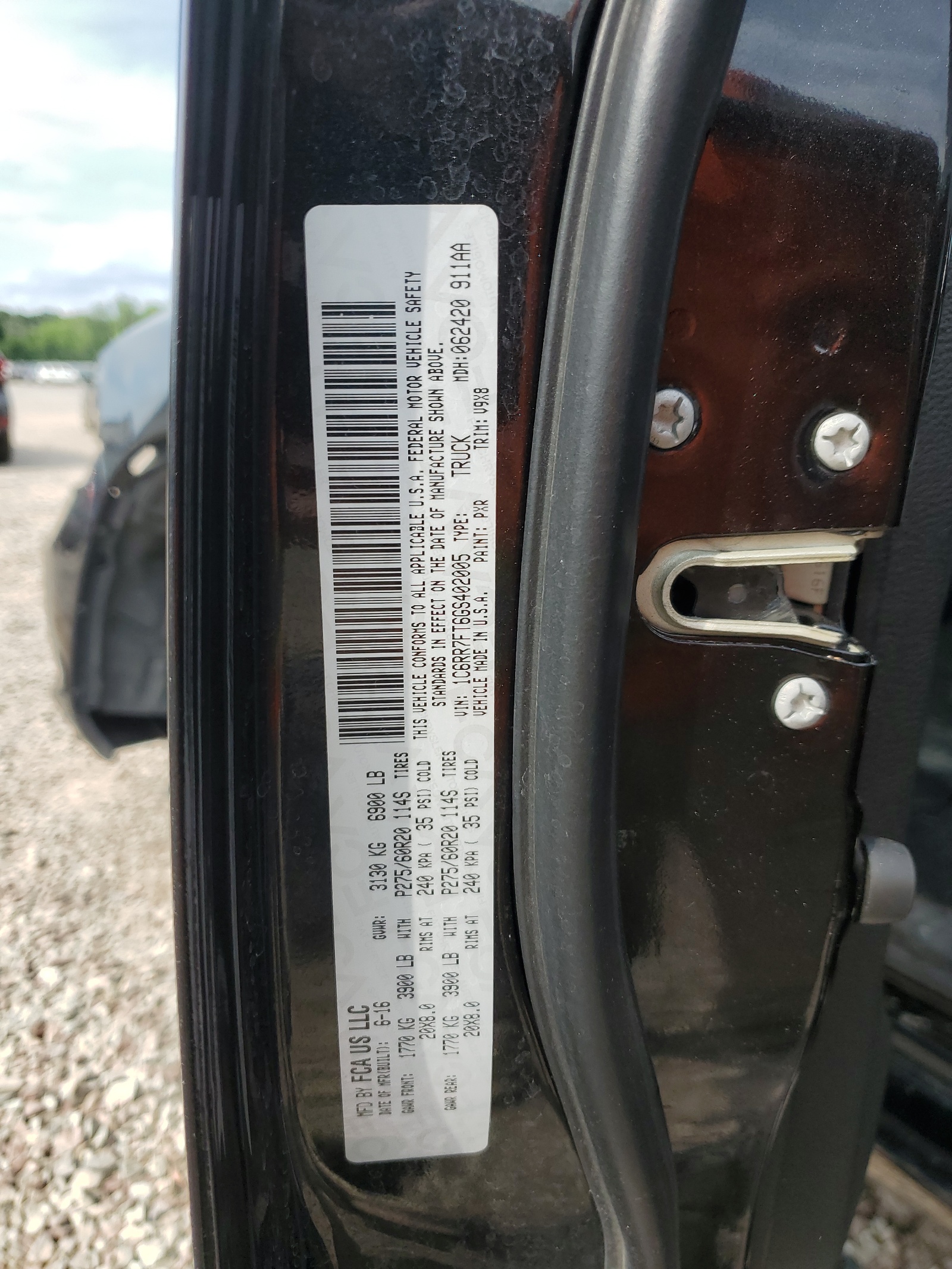 1C6RR7FT6GS402005 2016 Ram 1500 St