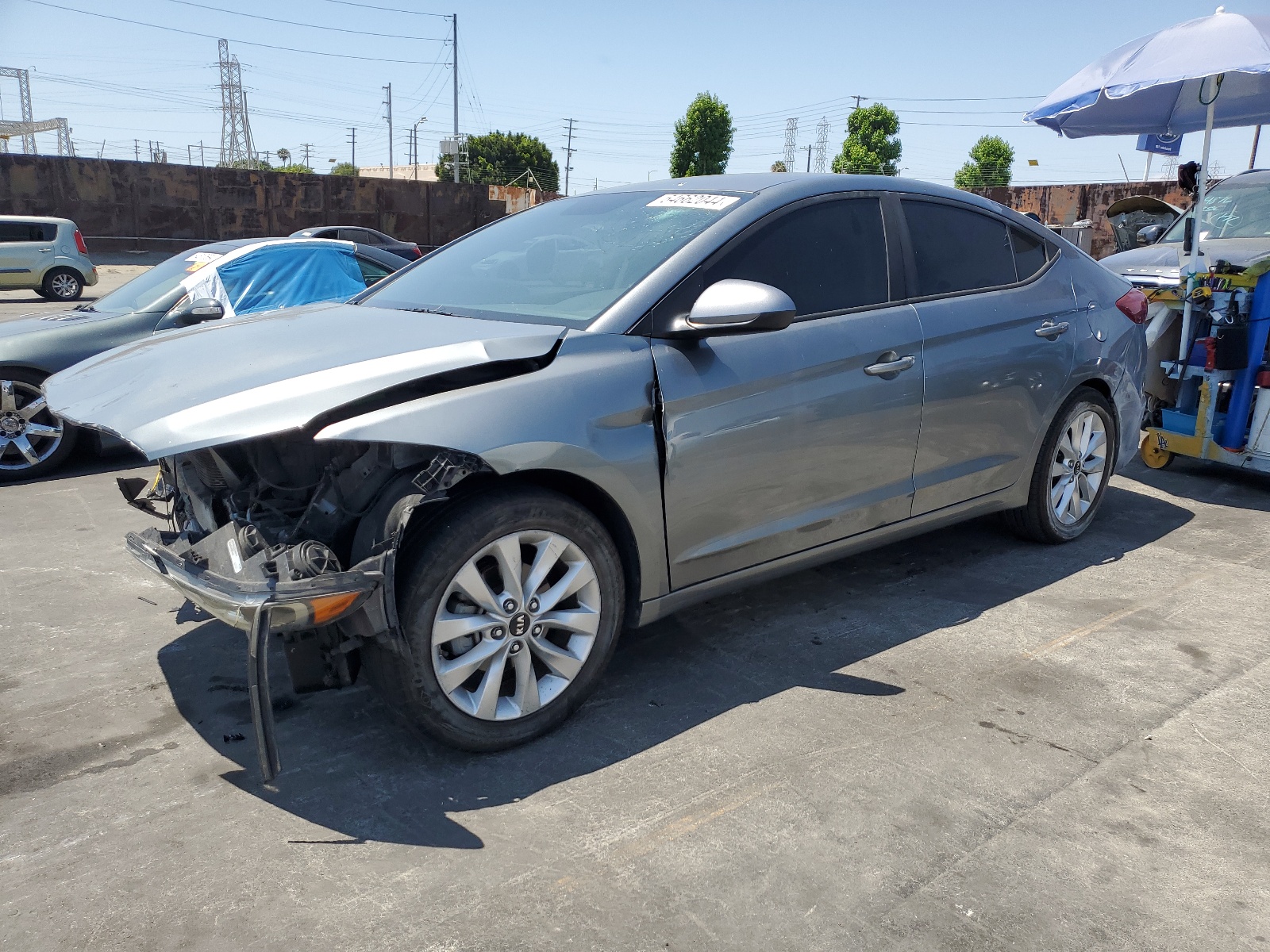 2018 Hyundai Elantra Sel vin: KMHD84LF8JU449854