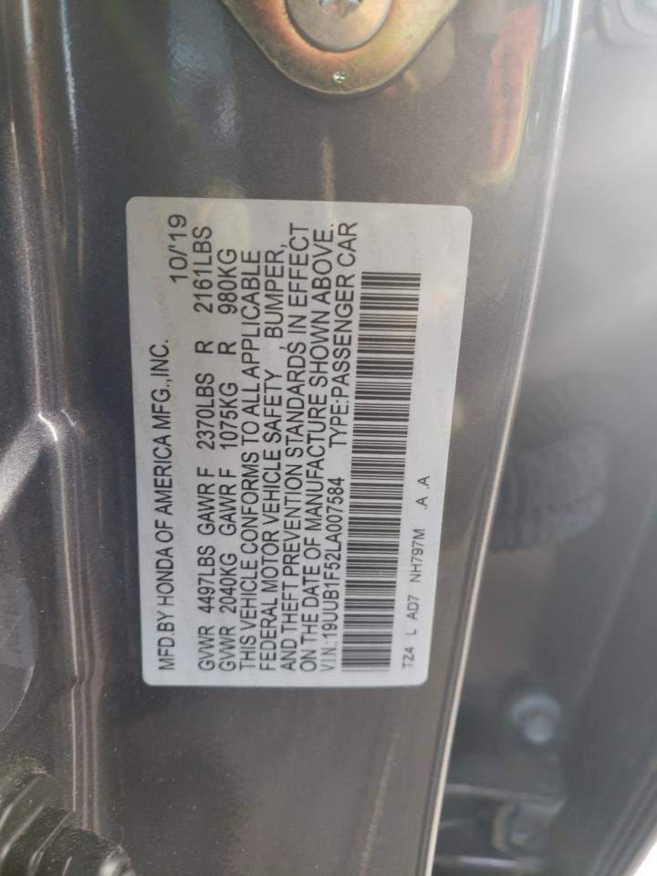 19UUB1F52LA007584 2020 Acura Tlx Technology