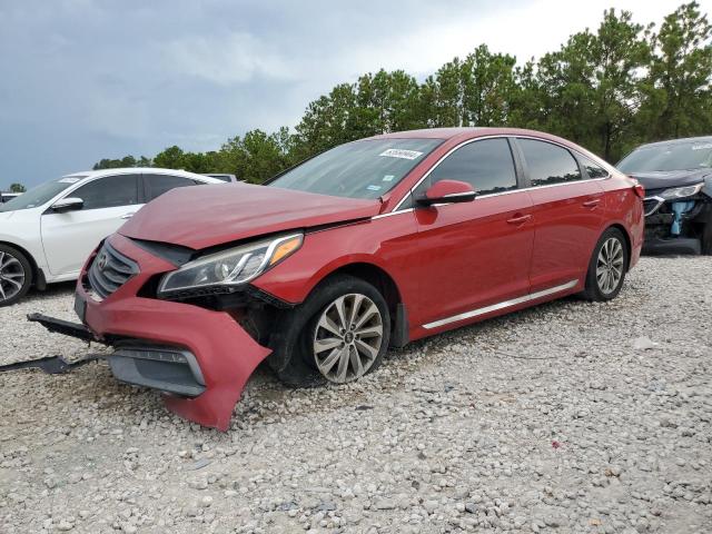 Sedans HYUNDAI SONATA 2017 Red