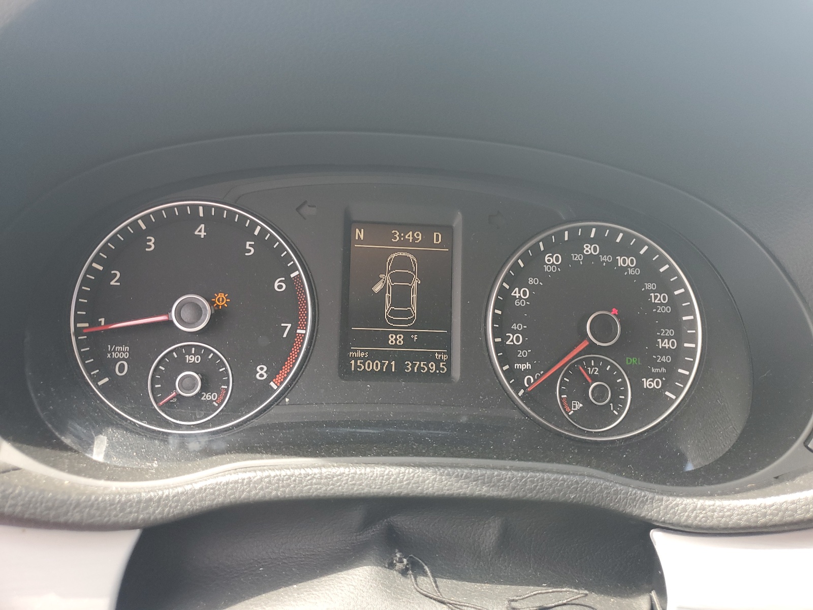 1VWBH7A39CC026986 2012 Volkswagen Passat Se