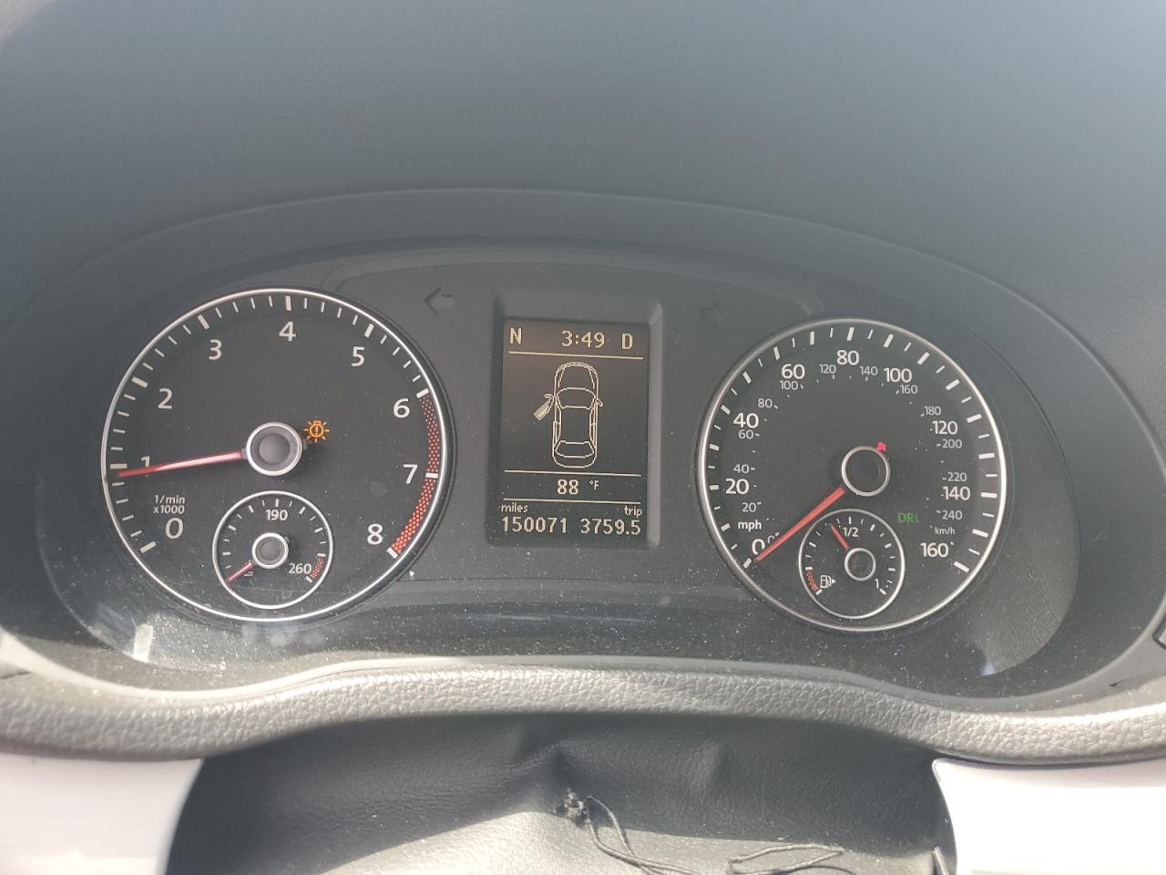 2012 Volkswagen Passat Se VIN: 1VWBH7A39CC026986 Lot: 64968214