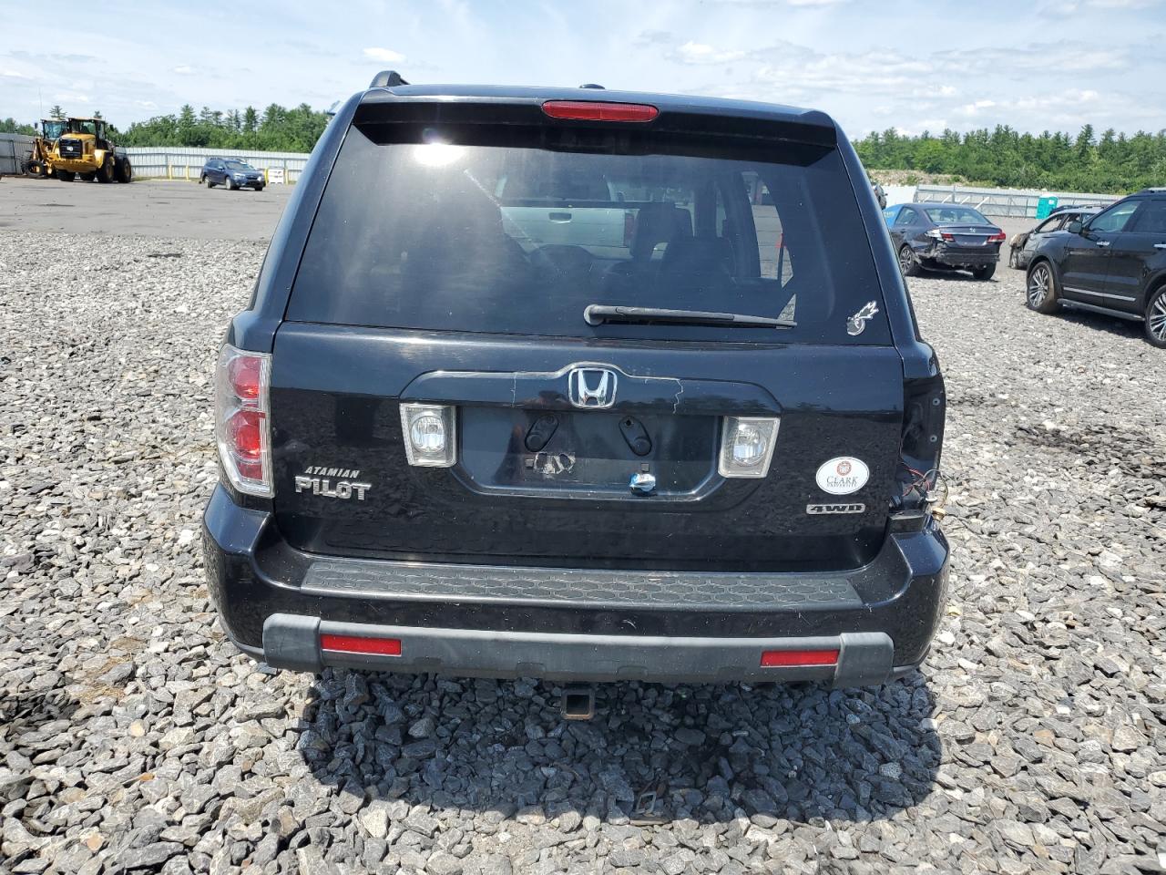 2006 Honda Pilot Ex VIN: 5FNYF18666B017251 Lot: 61223434