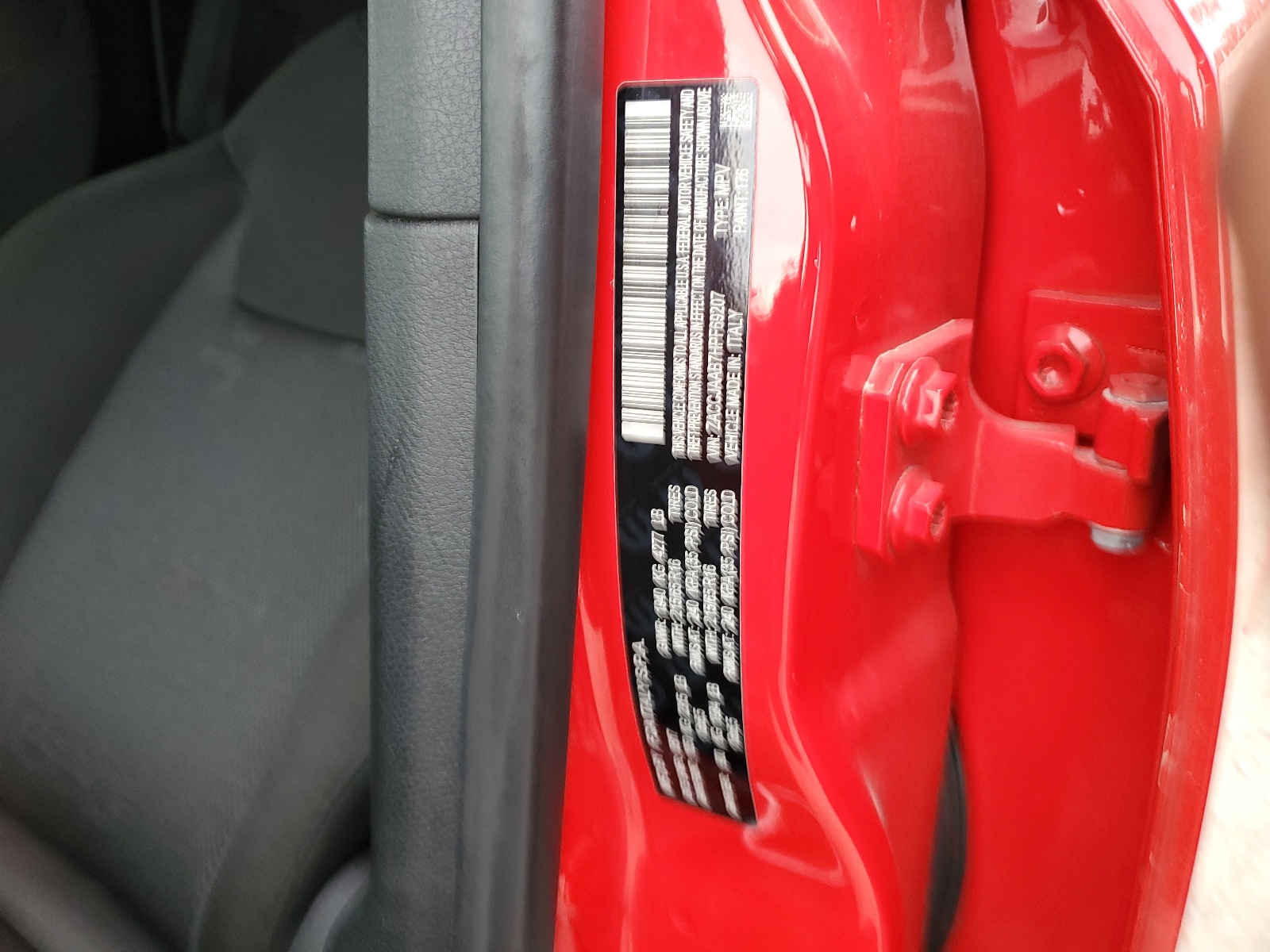 ZACCJAAB7HPF69207 2017 Jeep Renegade Sport