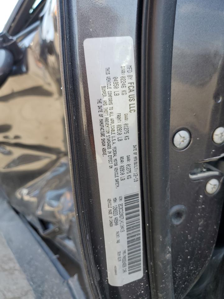 2020 Dodge Challenger Sxt VIN: 2C3CDZAG7LH110419 Lot: 62508294