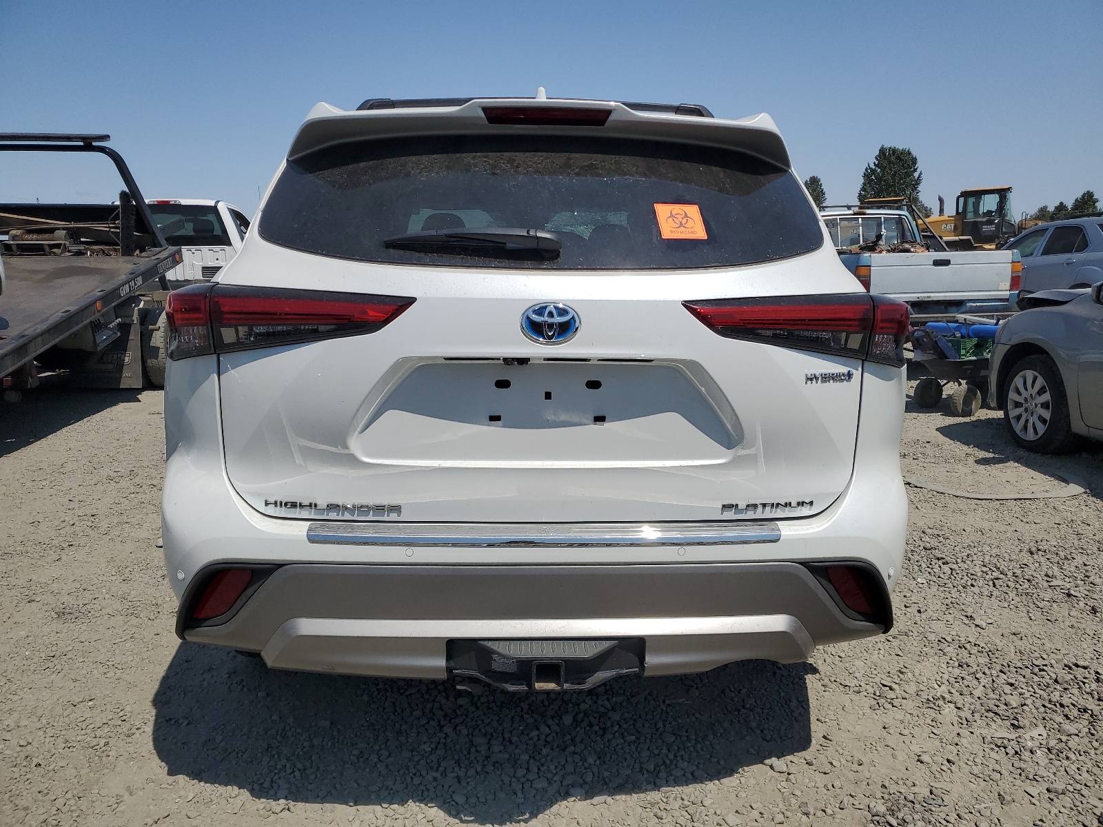 5TDEBRCH3NS074295 2022 Toyota Highlander Hybrid Platinum