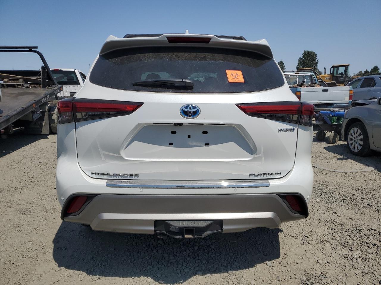 2022 Toyota Highlander Hybrid Platinum VIN: 5TDEBRCH3NS074295 Lot: 64634114