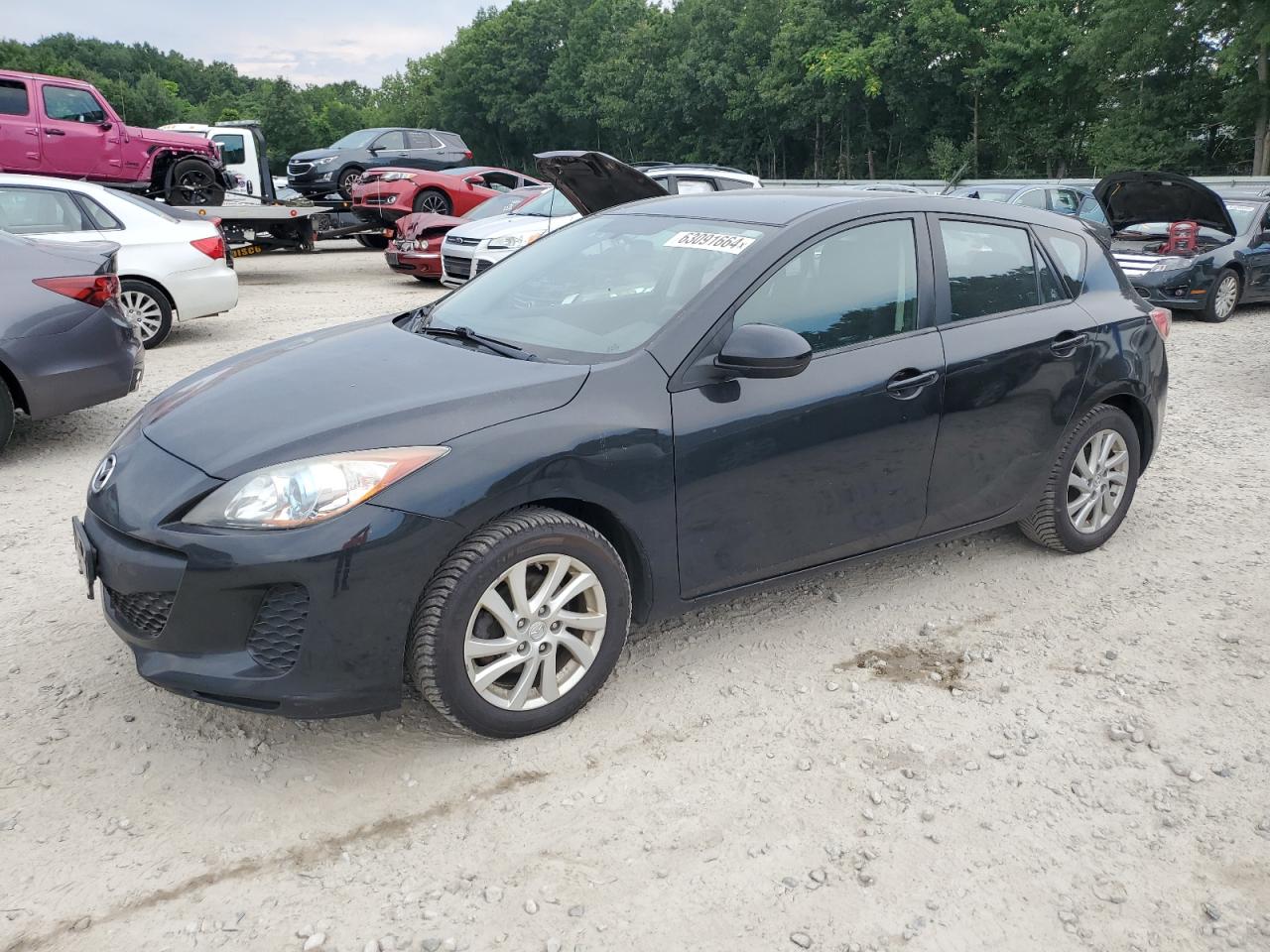 2012 Mazda 3 I VIN: JM1BL1L8XC1580525 Lot: 63091664