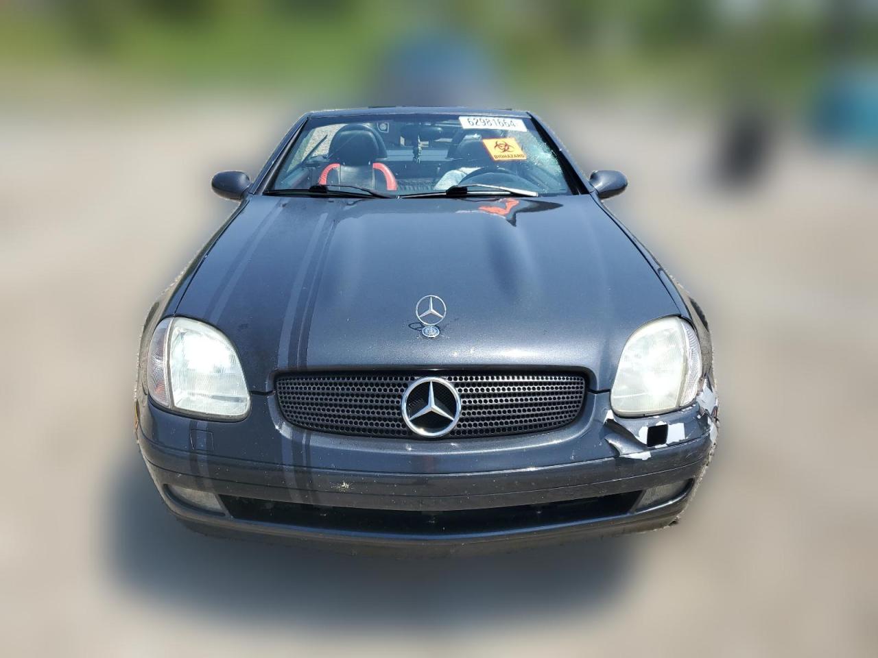 1999 Mercedes-Benz Slk 230 Kompressor VIN: WDBKK47F8XF095627 Lot: 62981664