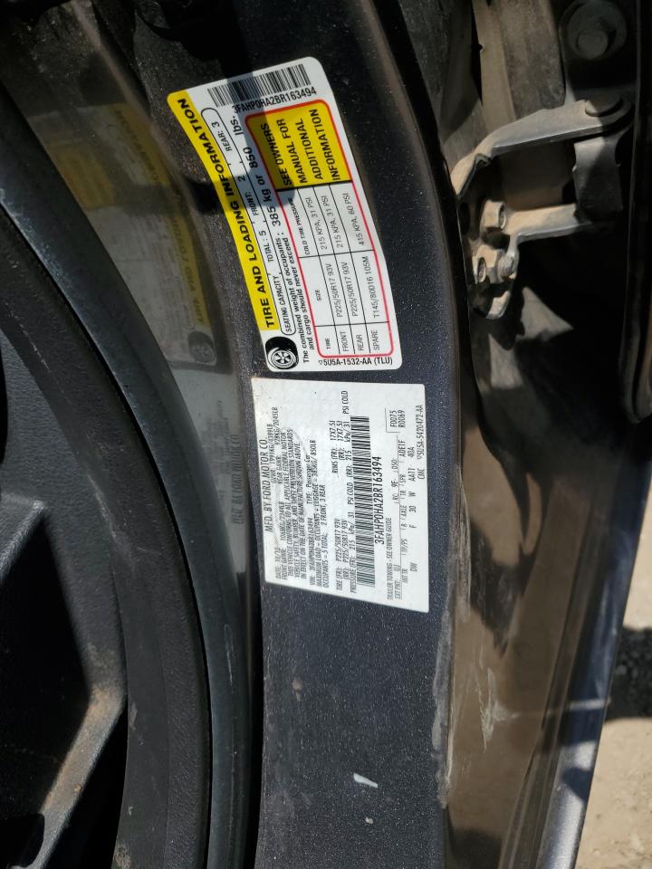 2011 Ford Fusion Se VIN: 3FAHP0HA2BR163494 Lot: 63558084