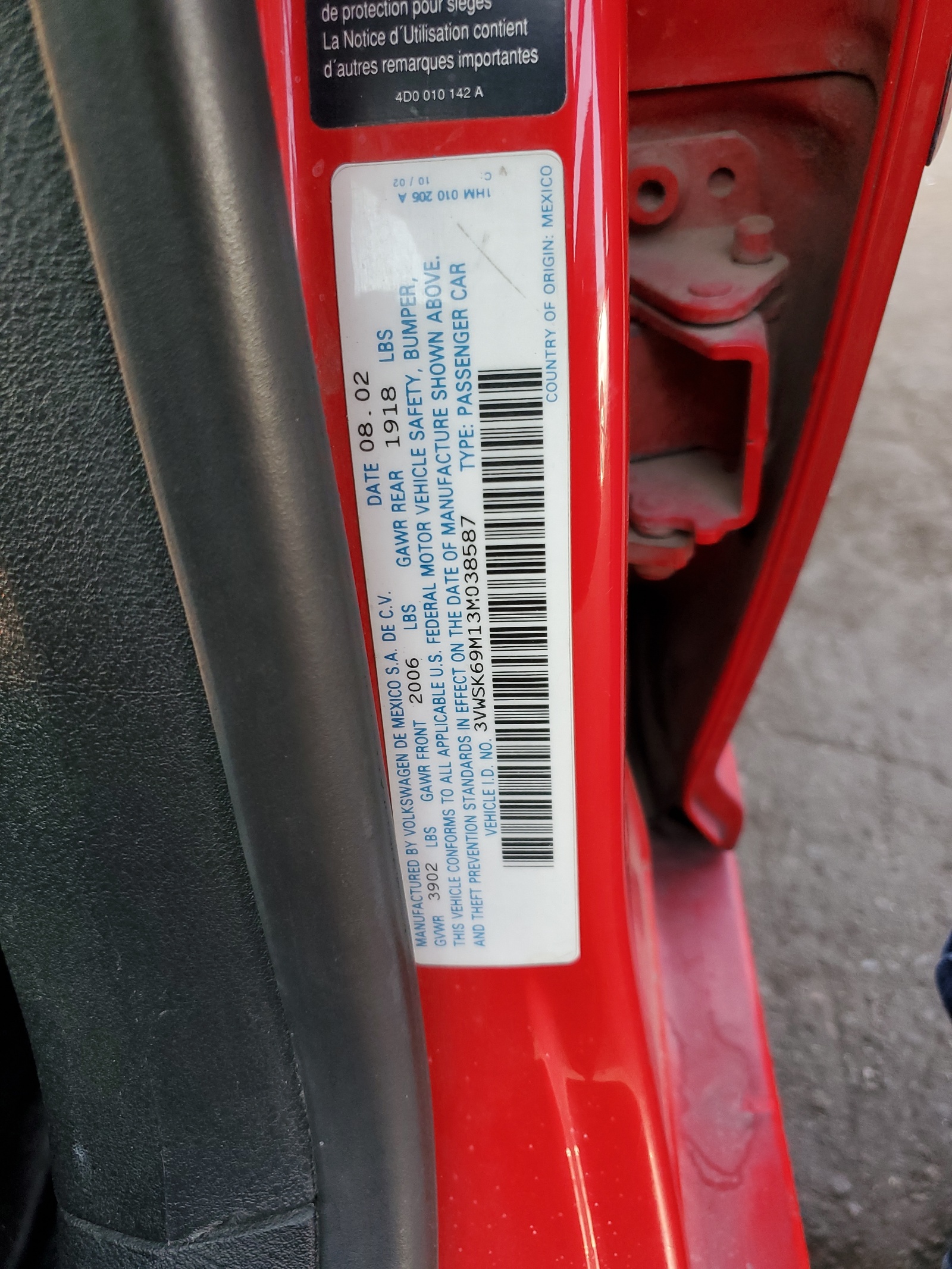 3VWSK69M13M038587 2003 Volkswagen Jetta Gls