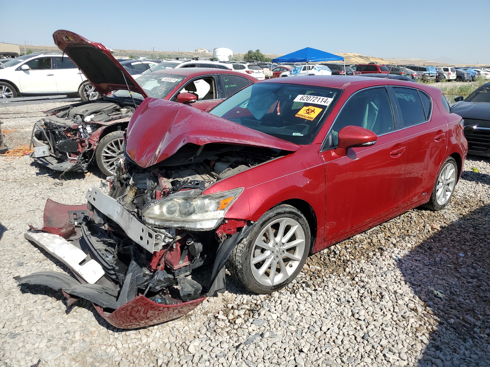 2012 Lexus Ct 200 vin: JTHKD5BH2C2102386