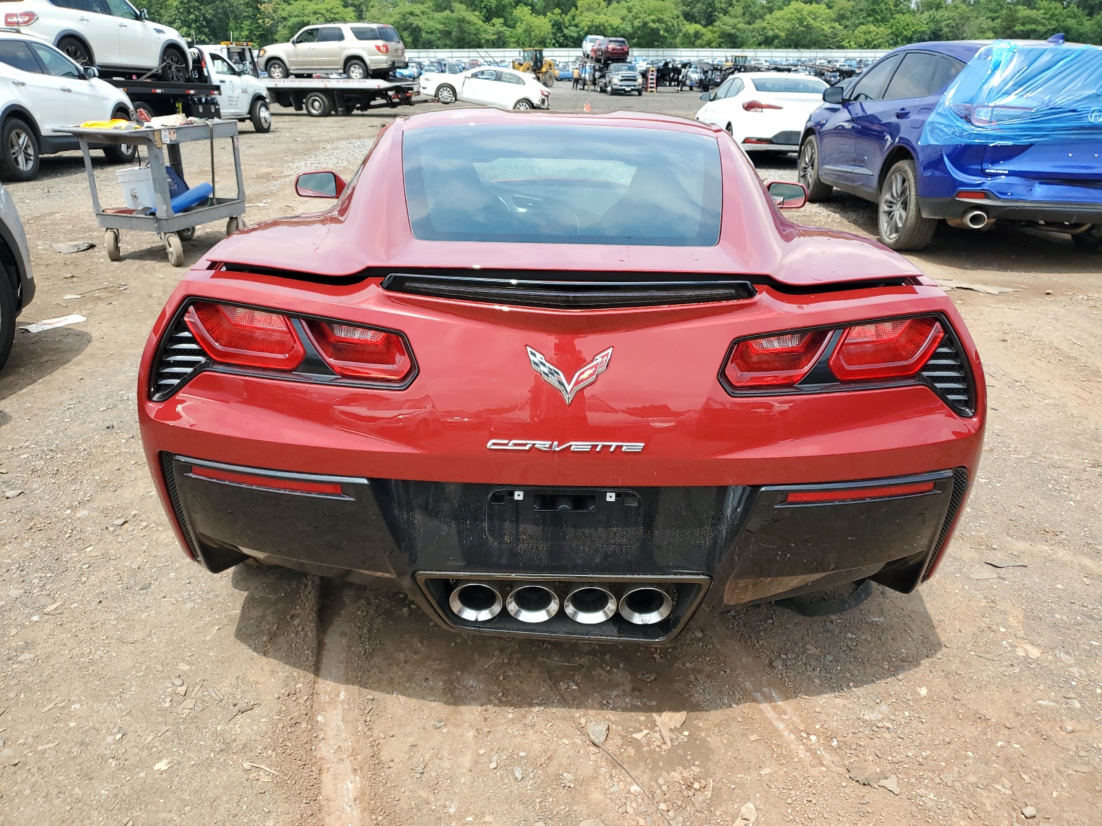 1G1YD2D72E5100209 2014 Chevrolet Corvette Stingray 2Lt