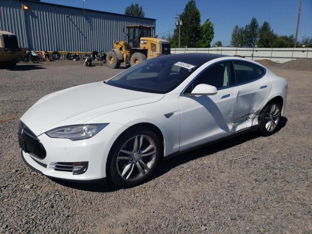  TESLA MODEL S 2013 Білий