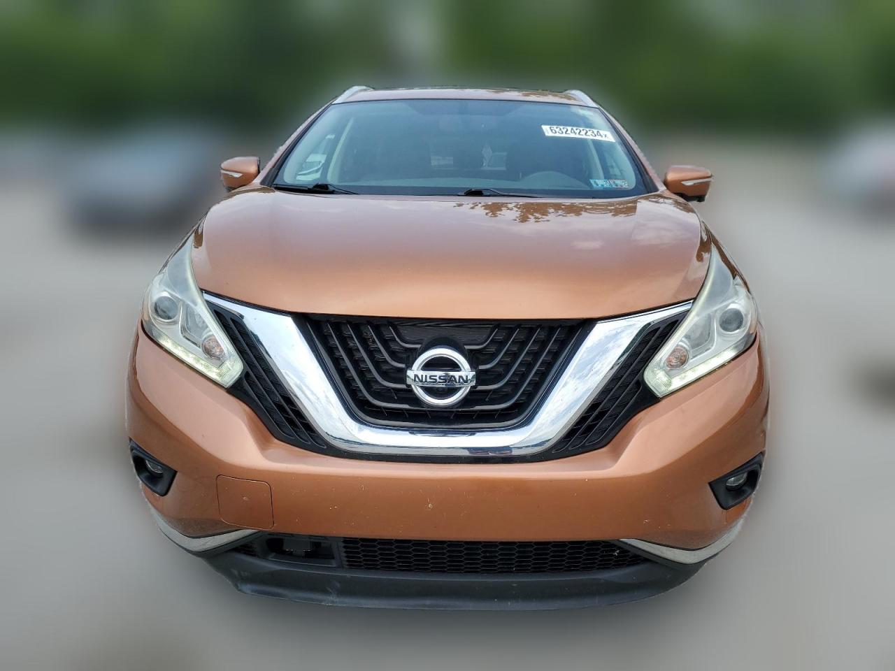 2015 Nissan Murano S VIN: 5N1AZ2MH3FN263001 Lot: 63242234