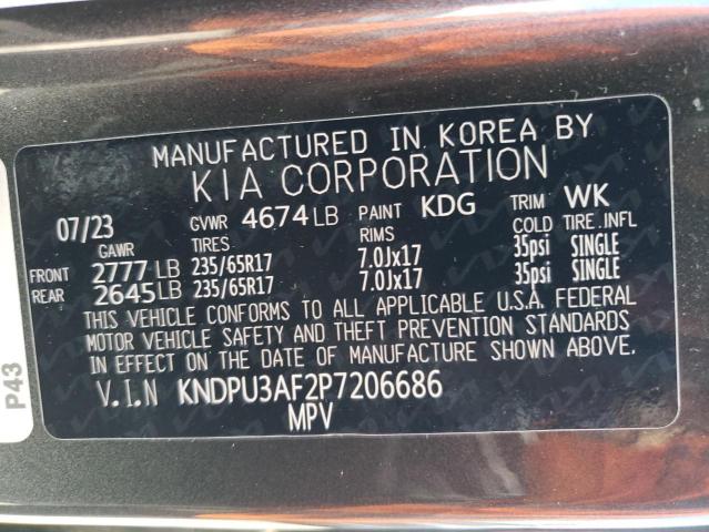 2023 KIA SPORTAGE L KNDPU3AF2P7206686  63637024