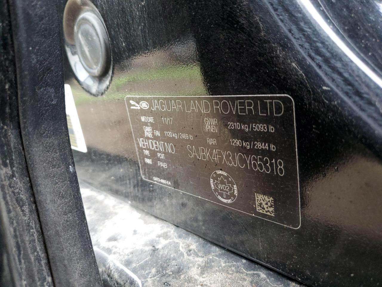 2018 Jaguar Xf Prestige VIN: SAJBK4FX3JCY65318 Lot: 62907074