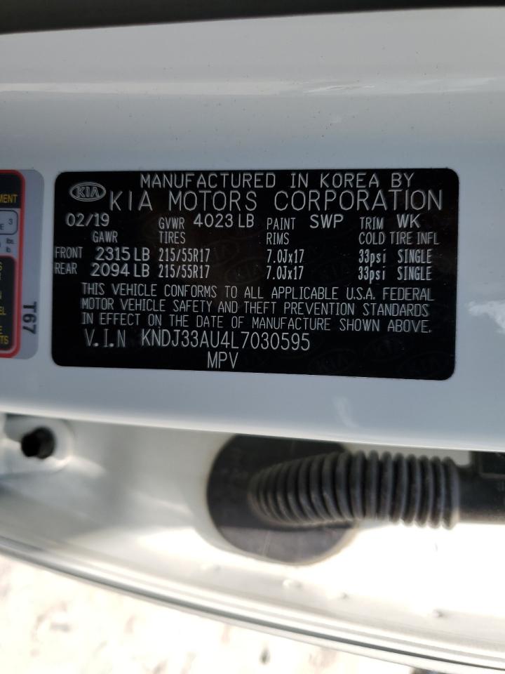 2020 Kia Soul Ex VIN: KNDJ33AU4L7030595 Lot: 64442044