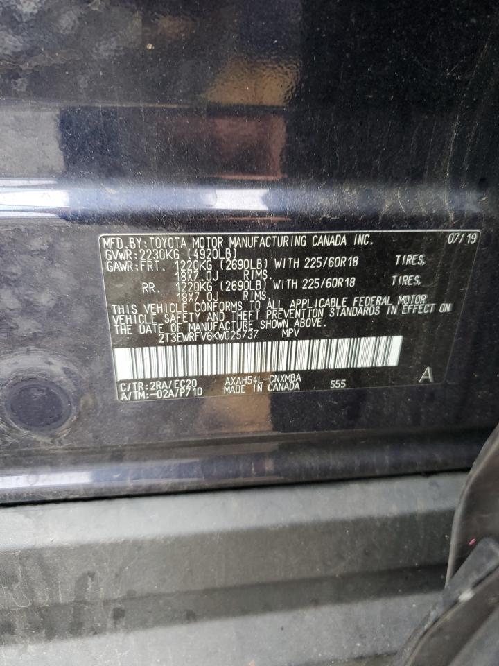 2T3EWRFV6KW025737 2019 TOYOTA RAV 4 - Image 14