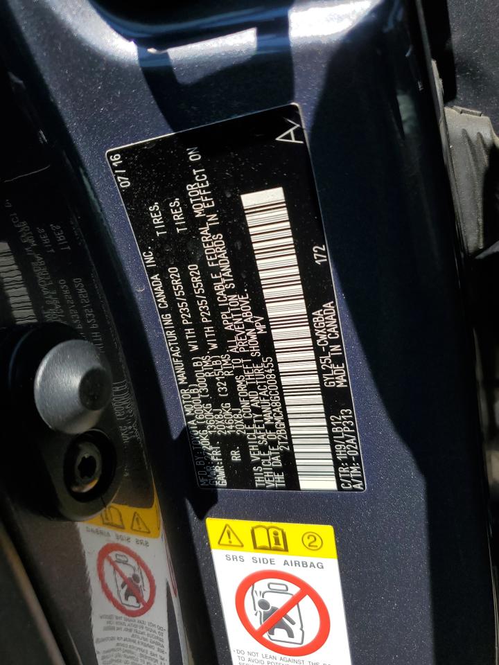 2016 Lexus Rx 450H Base VIN: 2T2BGMCA8GC008455 Lot: 62814684