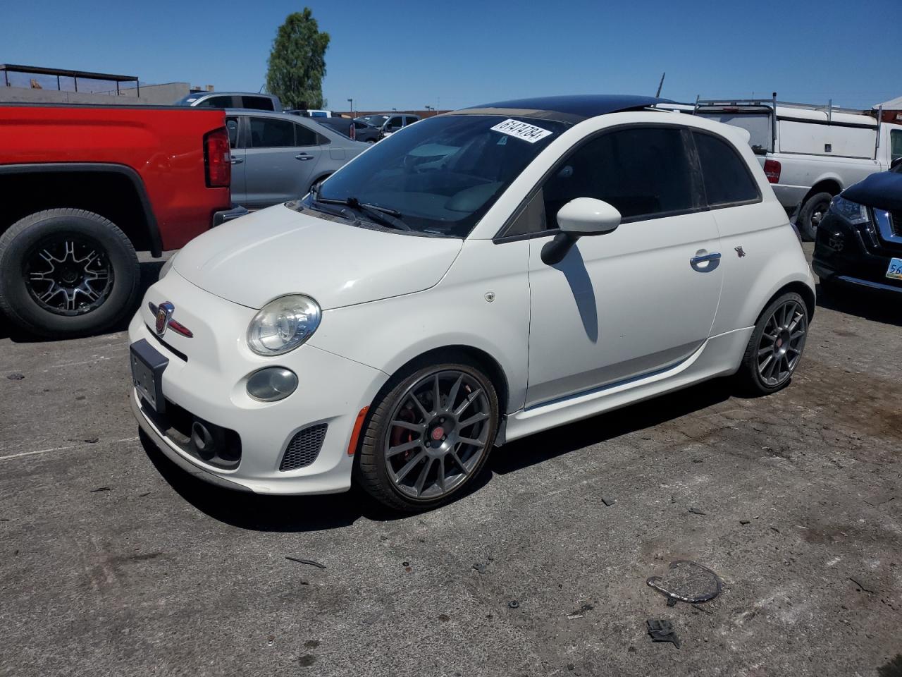 2015 Fiat 500 Abarth VIN: 3C3CFFFH4FT501744 Lot: 61474784
