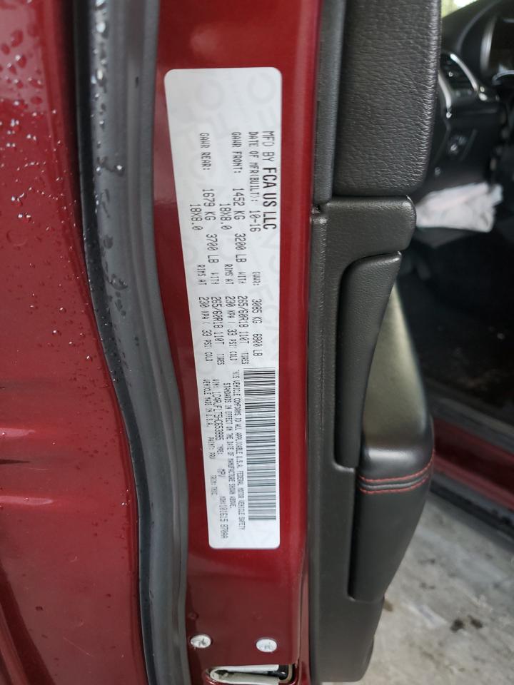 2017 Jeep Grand Cherokee Trailhawk VIN: 1C4RJFLT5HC653995 Lot: 64418274