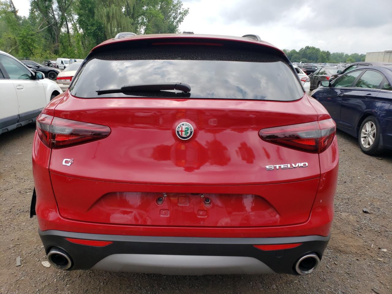 2018 Alfa Romeo Stelvio Ti Sport VIN: ZASFAKNN0J7B76733 Lot: 61805774