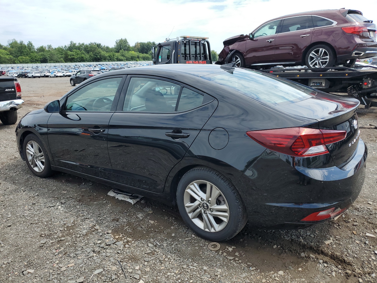 2019 Hyundai Elantra Sel vin: 5NPD84LF6KH453966