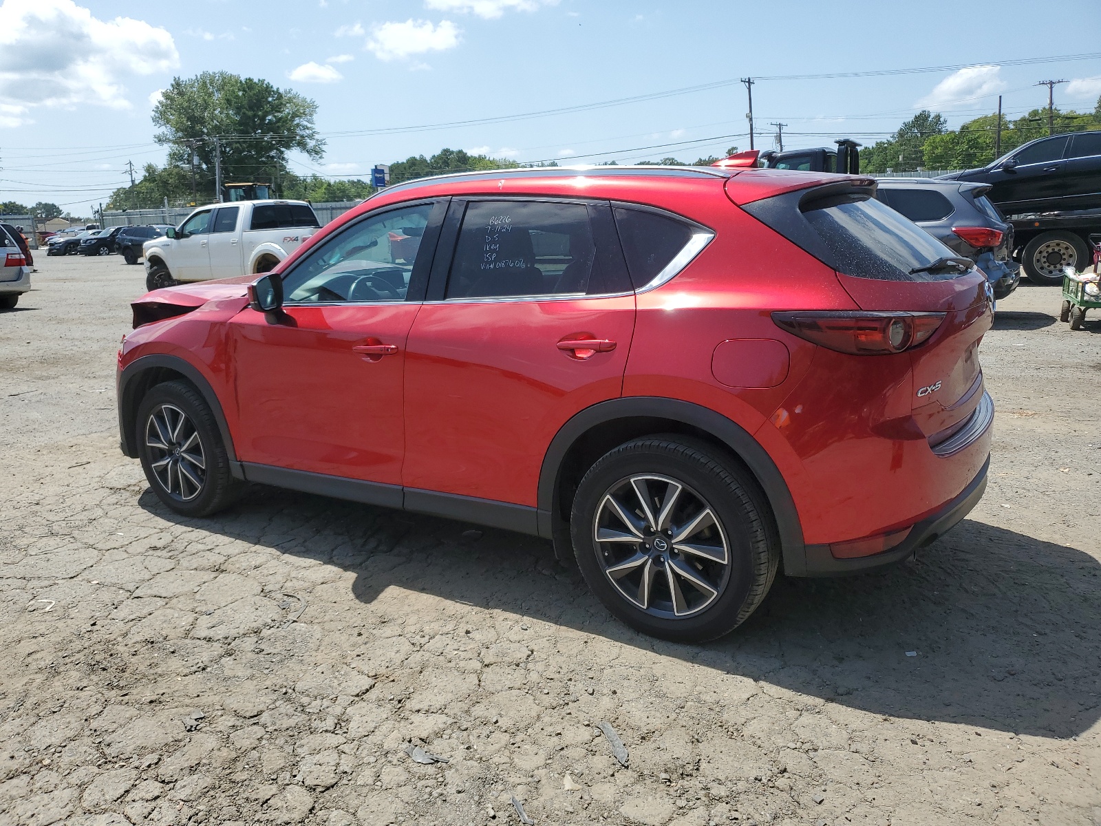 2017 Mazda Cx-5 Grand Touring vin: JM3KFADLXH0187607