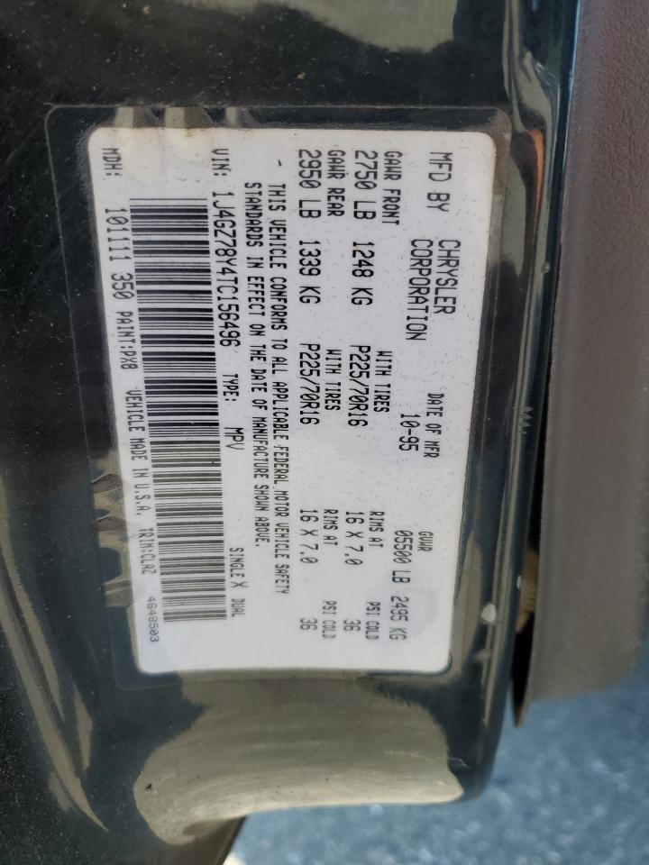 1996 Jeep Grand Cherokee Limited VIN: 1J4GZ78Y4TC156496 Lot: 65080244