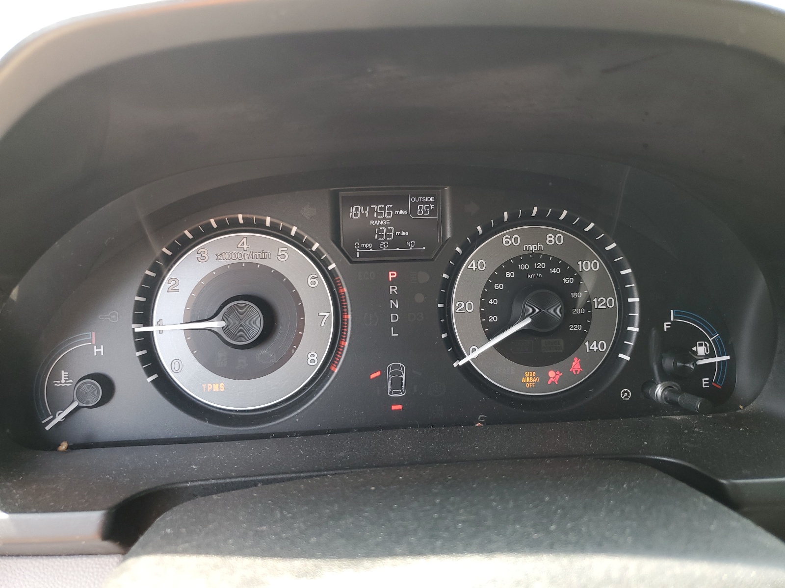 5FNRL5H42CB023756 2012 Honda Odyssey Ex