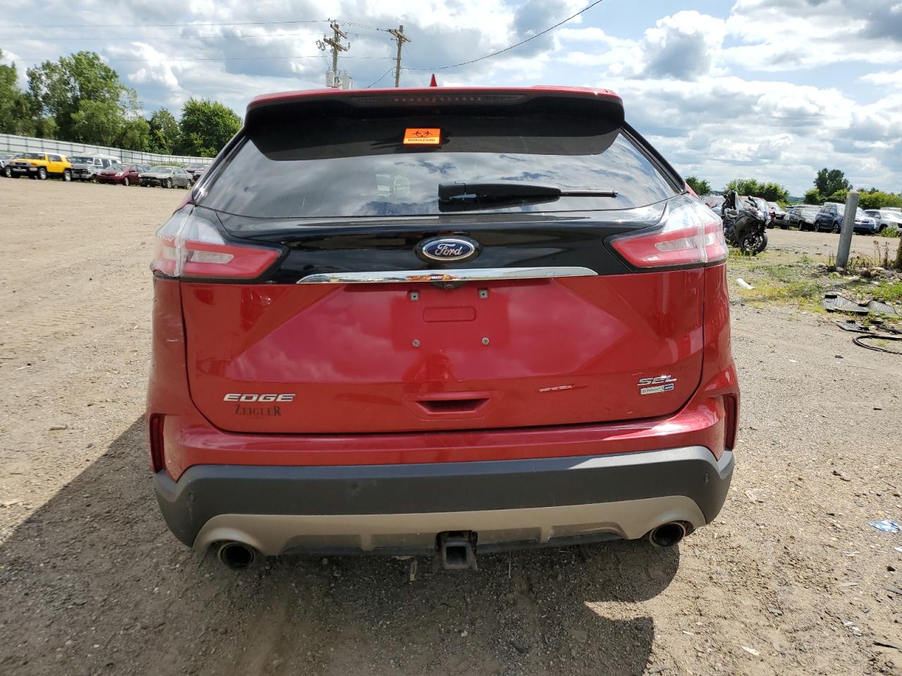 2020 Ford Edge Sel VIN: 2FMPK4J93LBA26247 Lot: 62811404