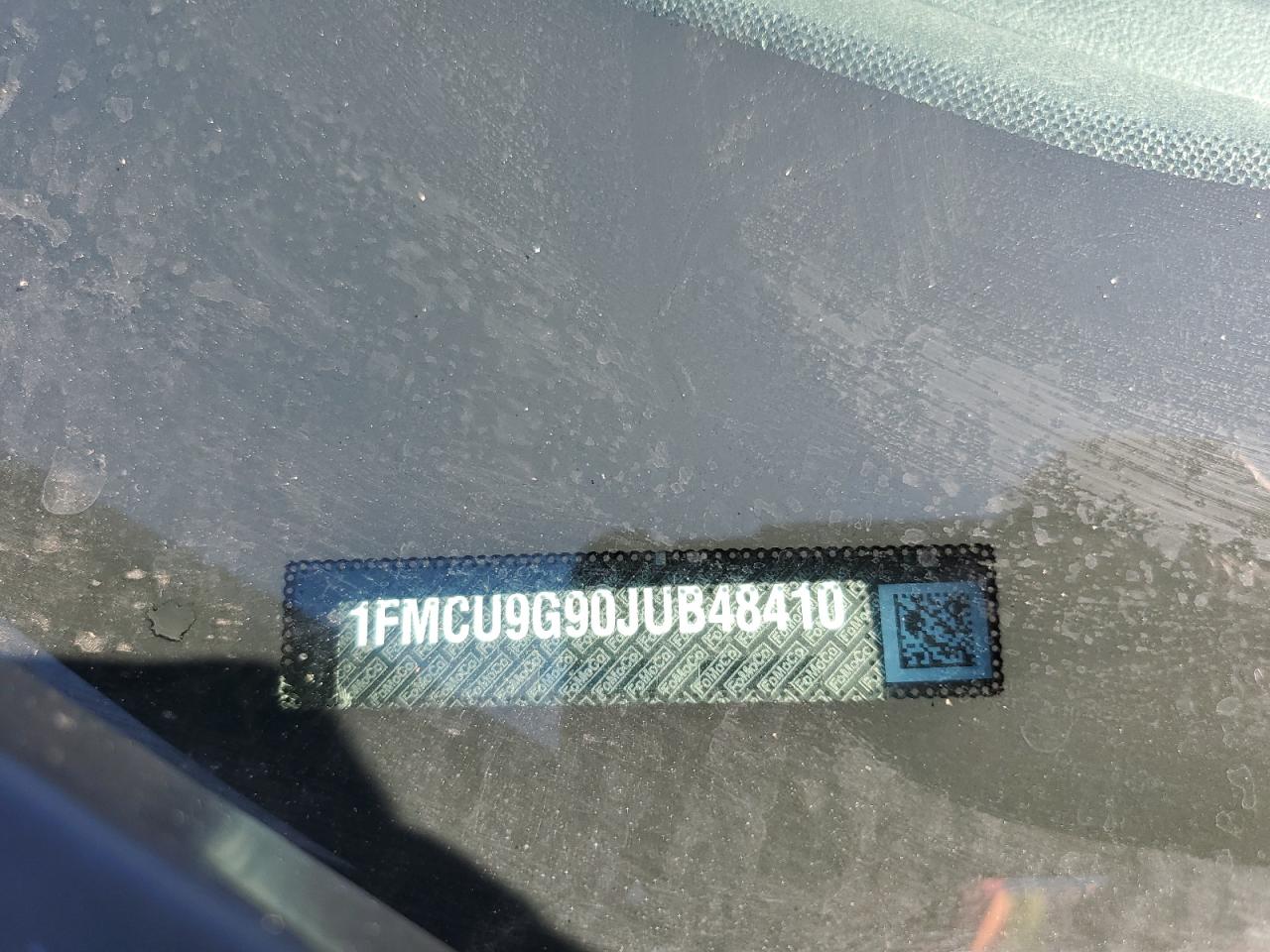 2018 Ford Escape Se VIN: 1FMCU9G90JUB48410 Lot: 62061754