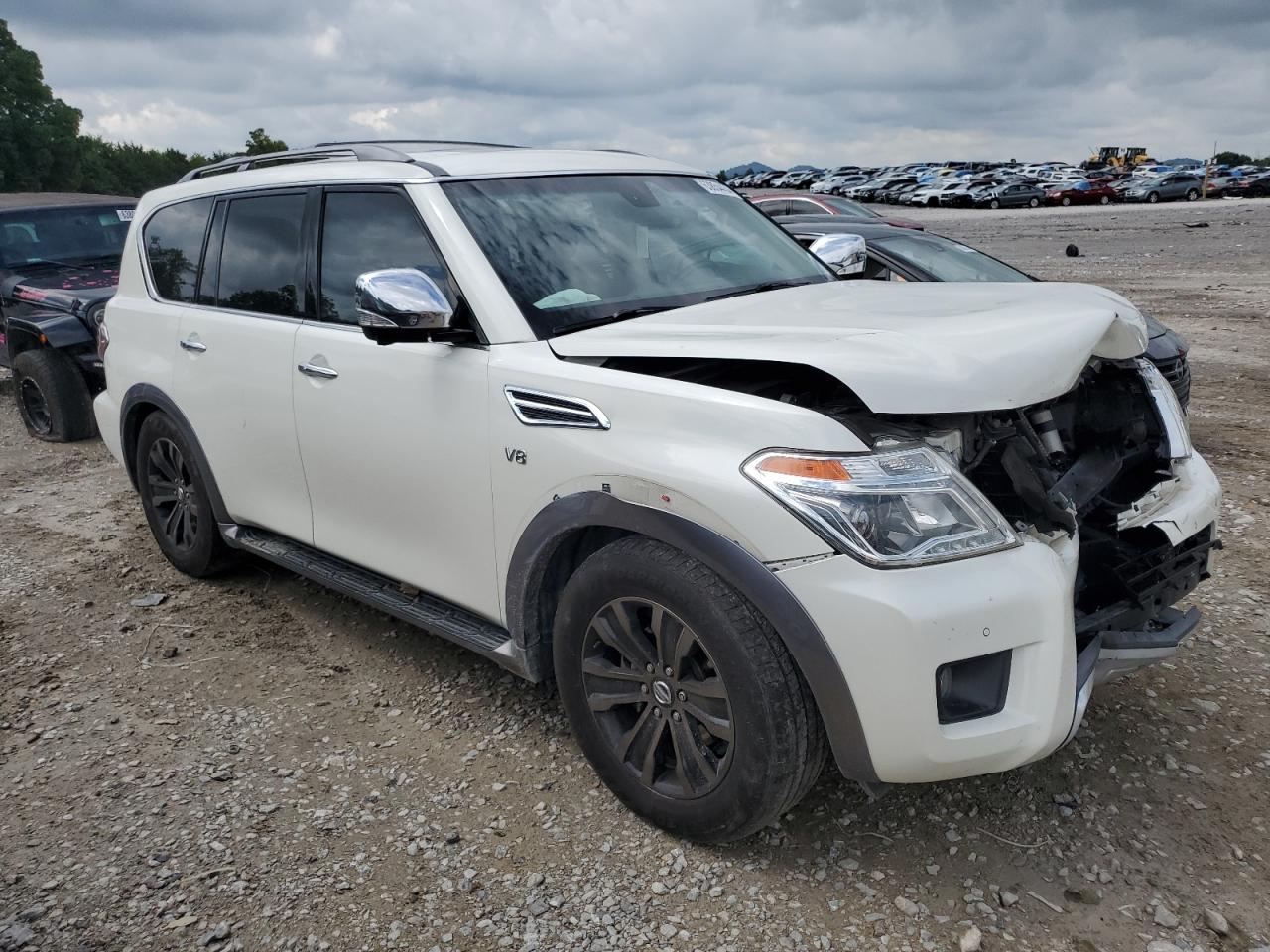 2017 Nissan Armada Platinum VIN: JN8AY2NF7H9302189 Lot: 63854434
