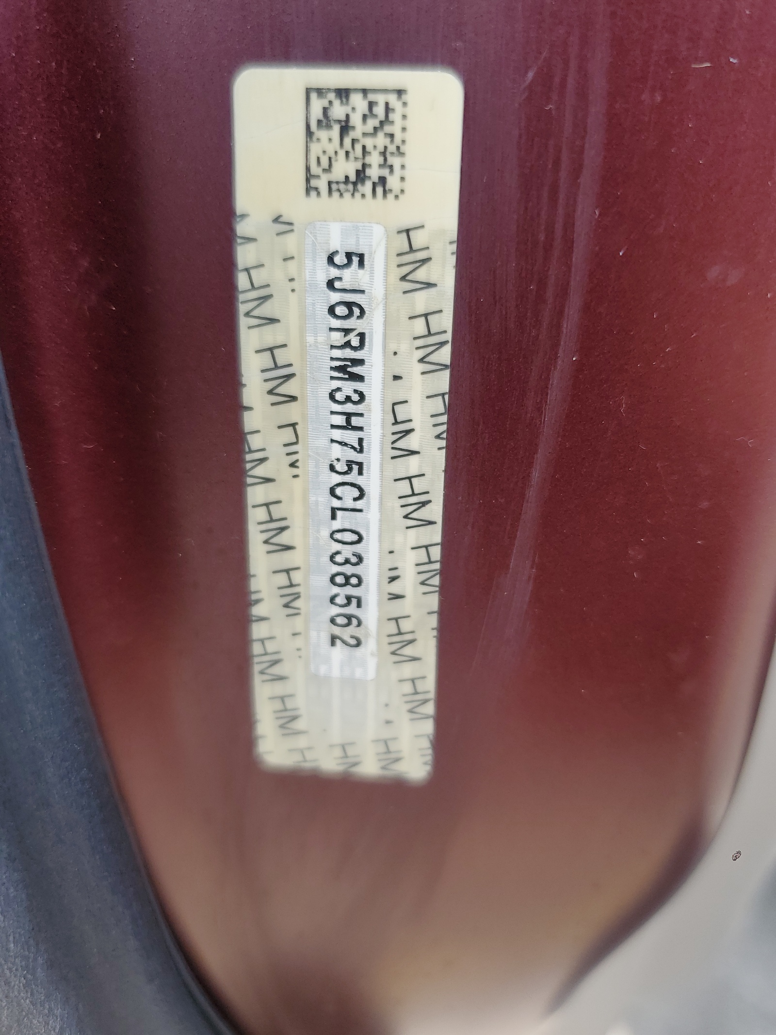 5J6RM3H75CL038562 2012 Honda Cr-V Exl