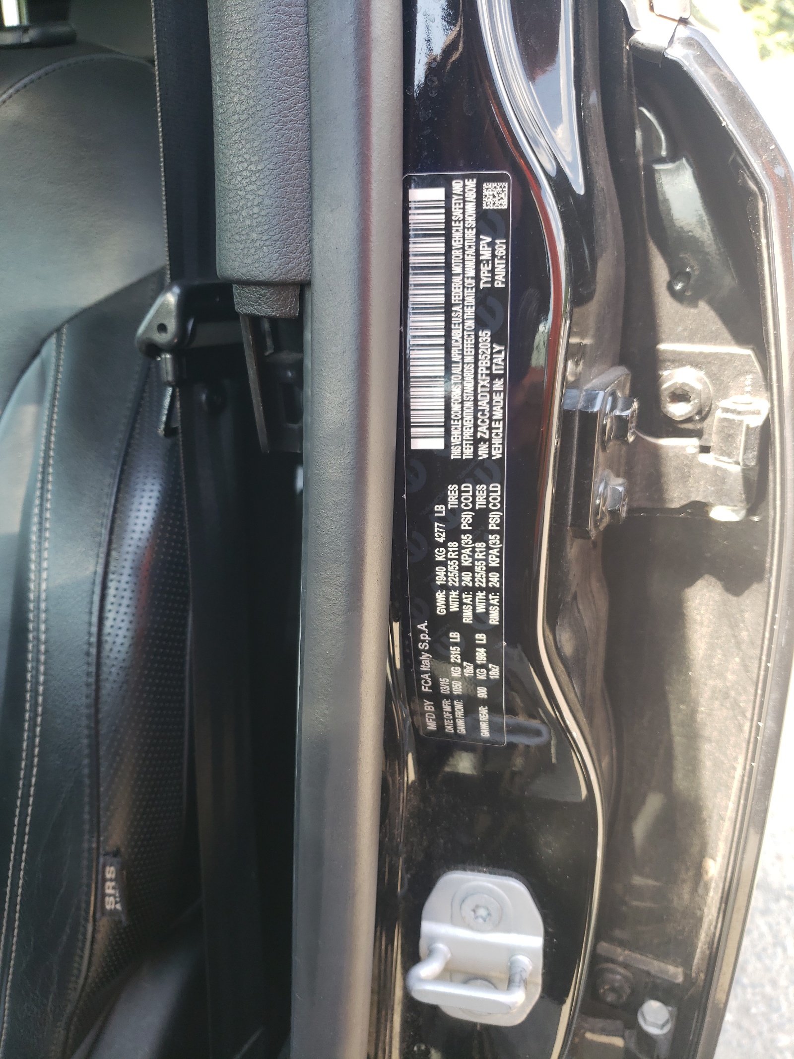 ZACCJADTXFPB52035 2015 Jeep Renegade Limited