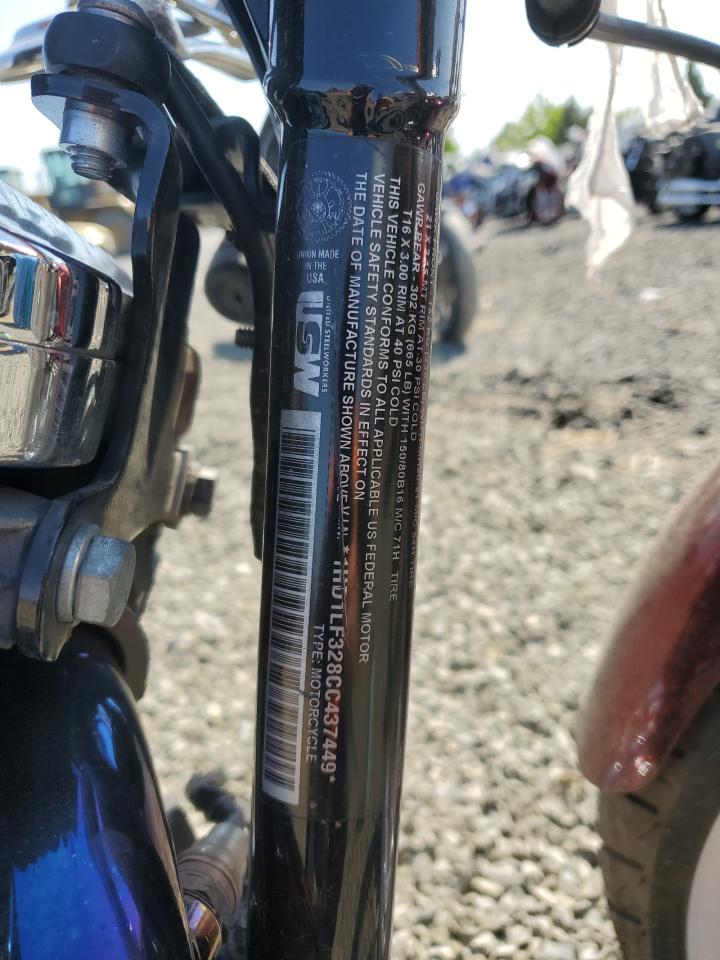 2012 Harley-Davidson Xl1200 V VIN: 1HD1LF328CC437449 Lot: 64647634