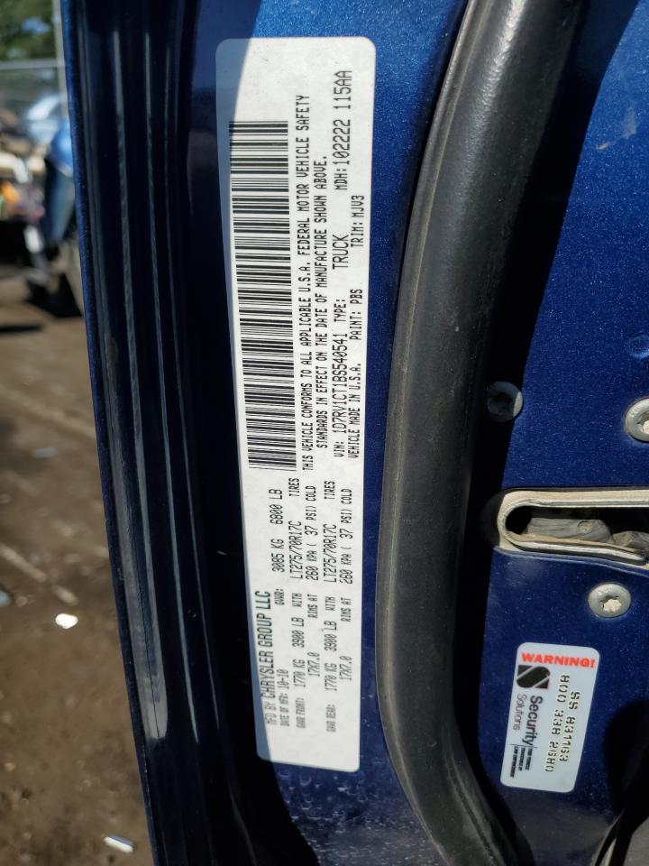 2011 Dodge Ram 1500 VIN: 1D7RV1CT1BS540541 Lot: 62229854