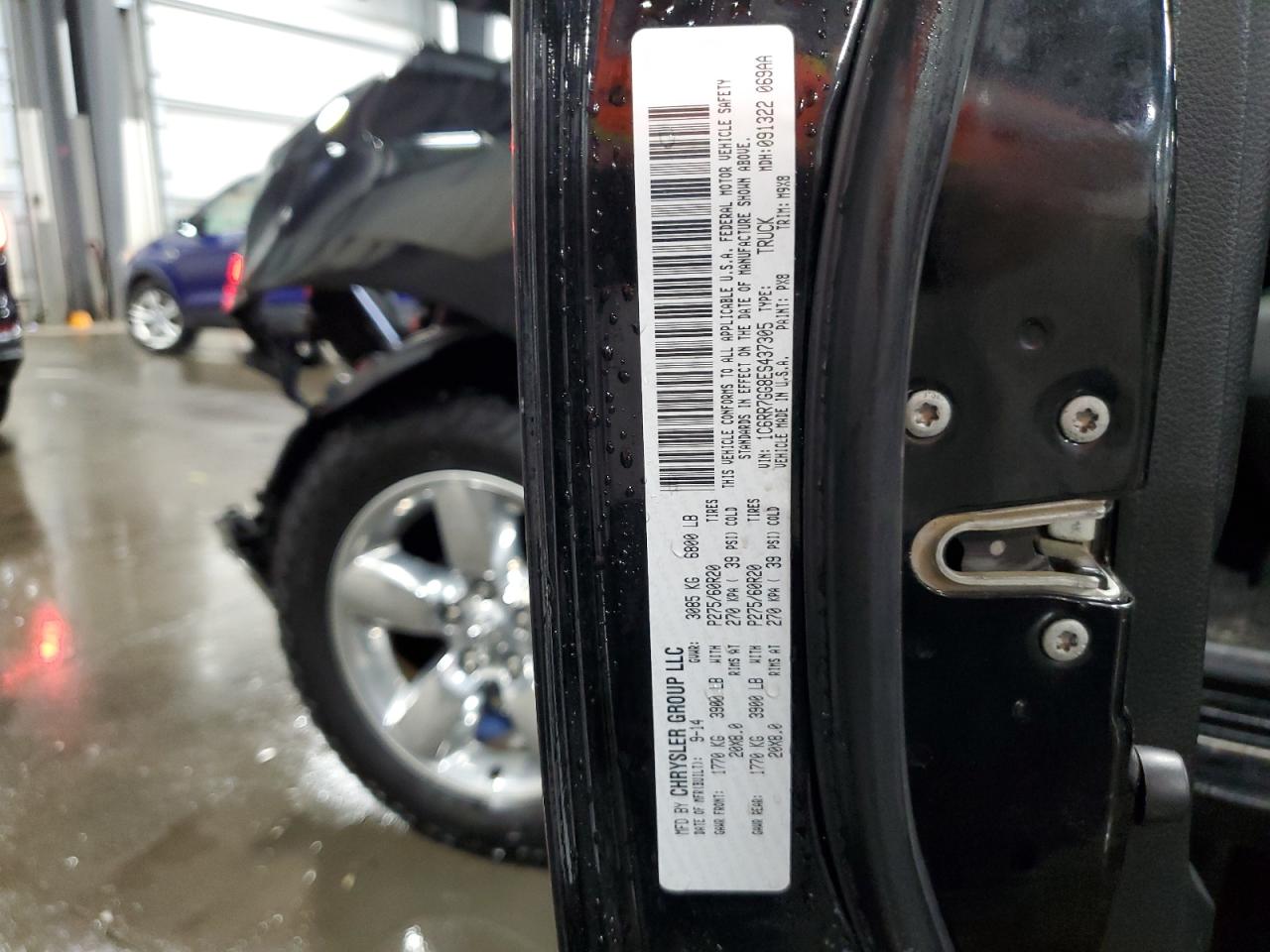 2014 Ram 1500 Slt VIN: 1C6RR7GG8ES437305 Lot: 61746804