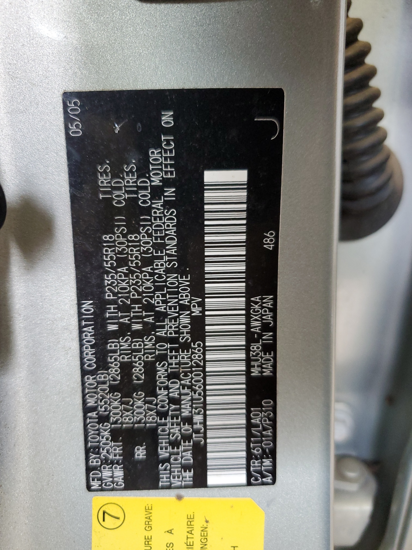 JTJHW31U560012865 2006 Lexus Rx 400