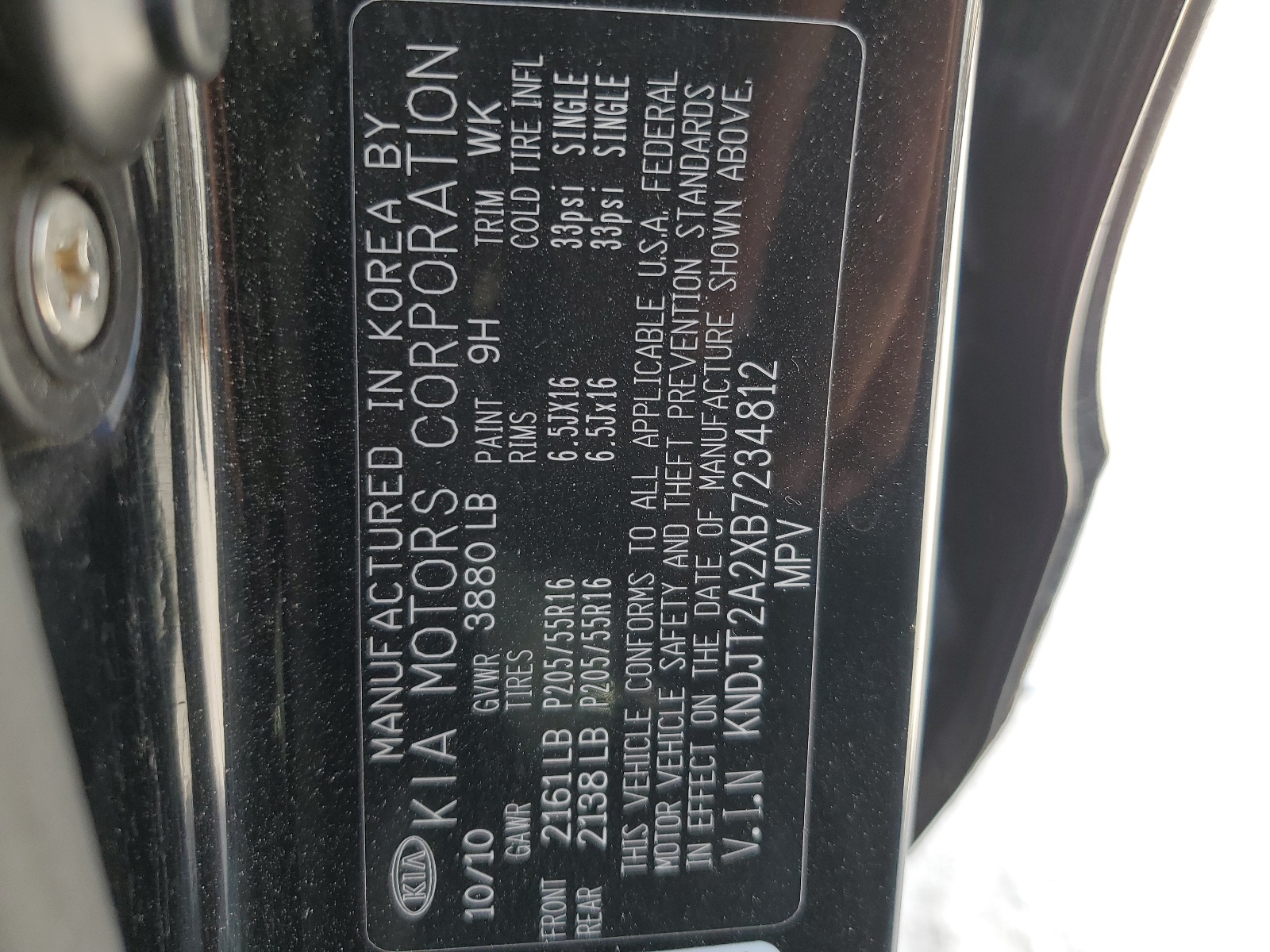 KNDJT2A2XB7234812 2011 Kia Soul +