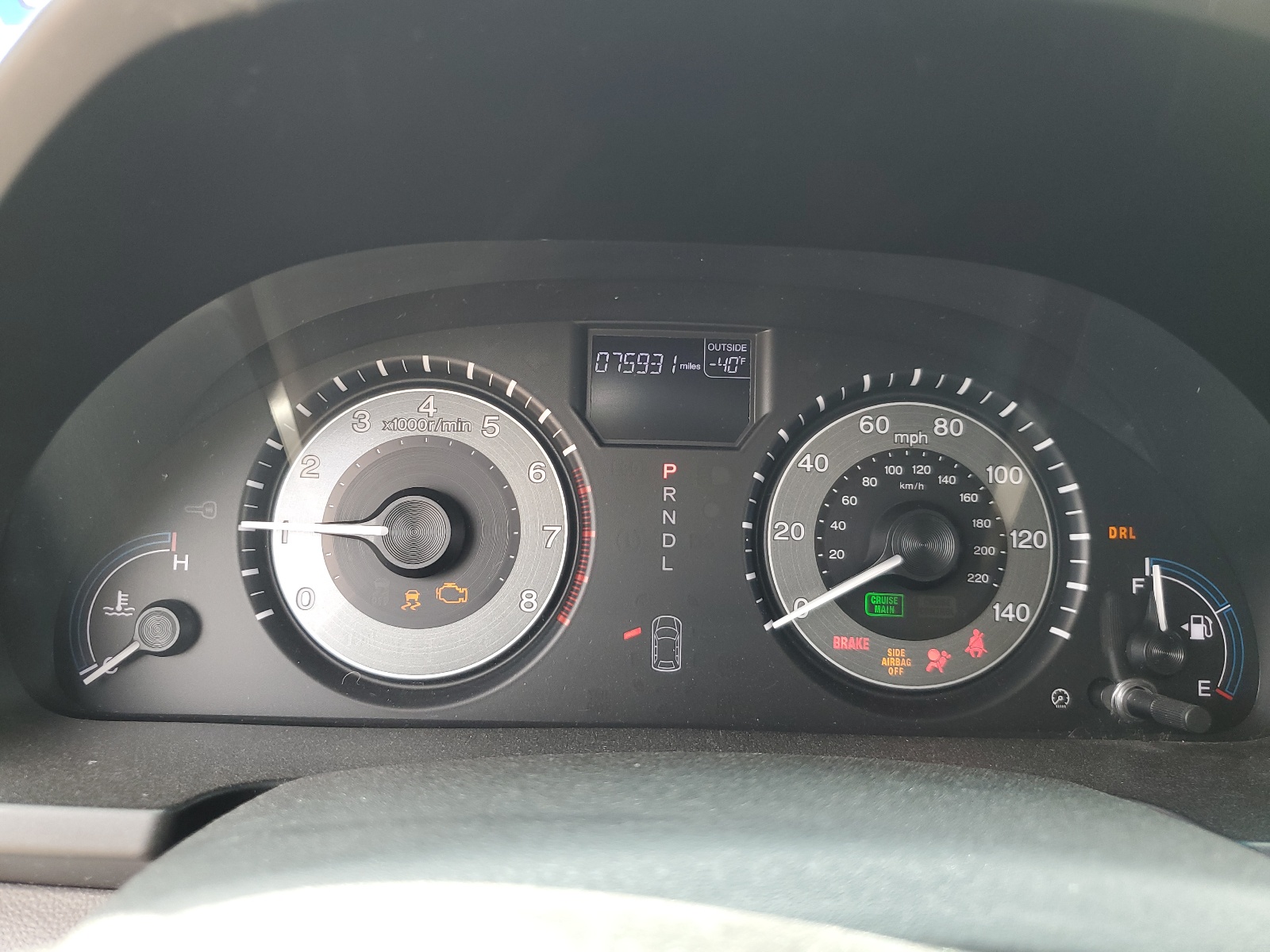 5FNRL5H62CB051767 2012 Honda Odyssey Exl