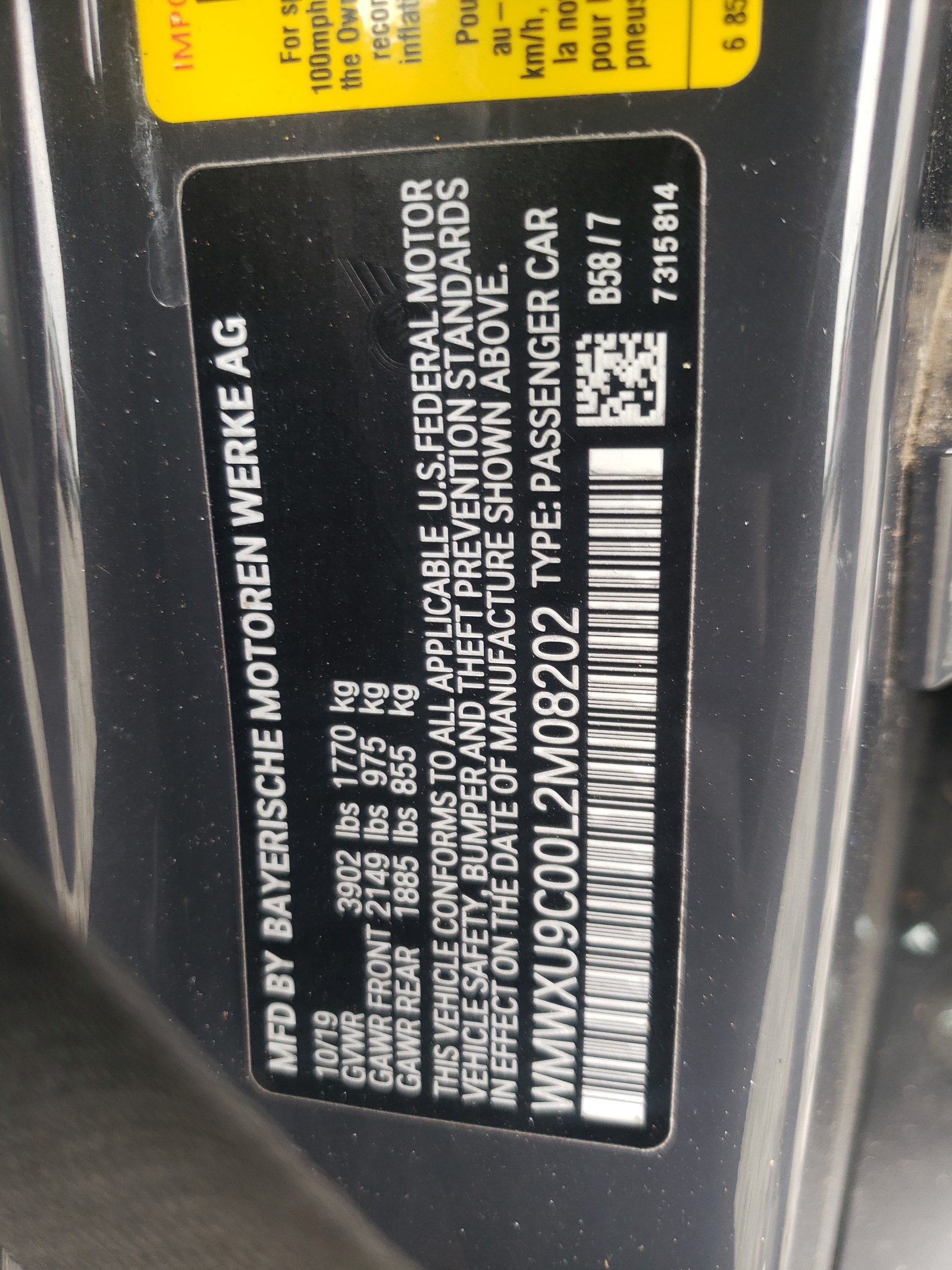 WMWXU9C00L2M08202 2020 Mini Cooper S