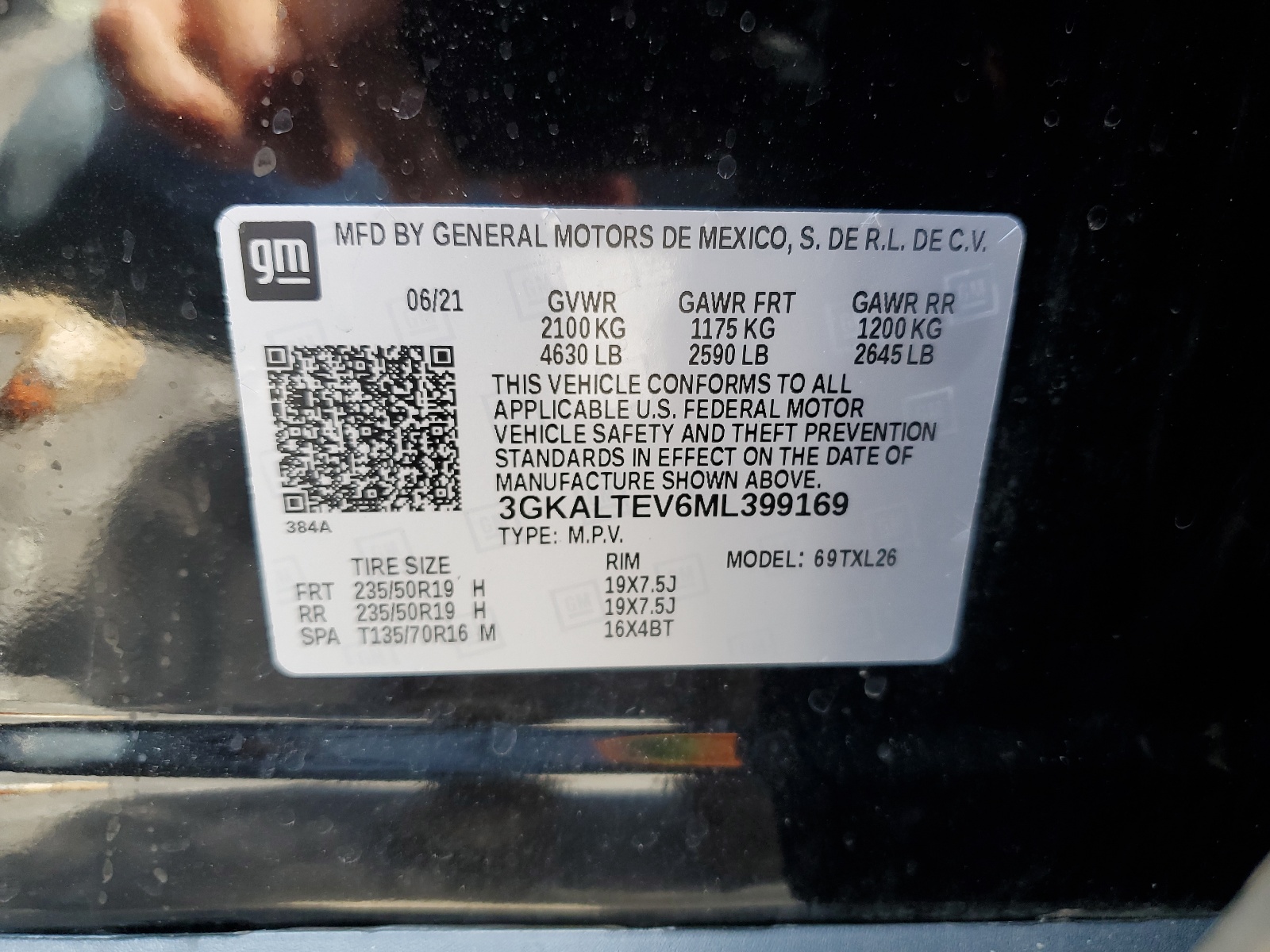 3GKALTEV6ML399169 2021 GMC Terrain Sle