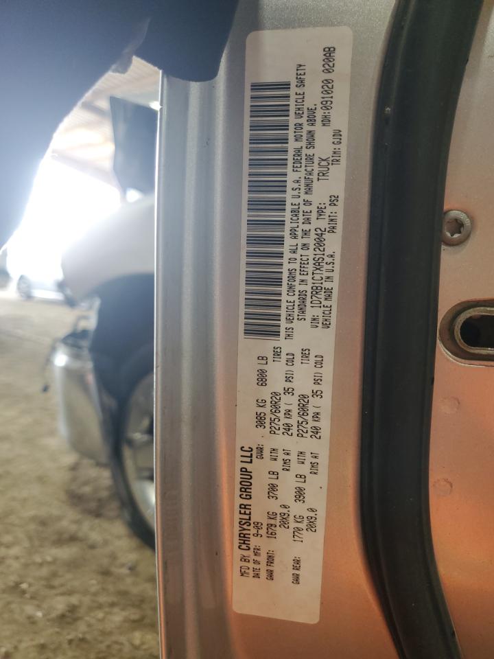2010 Dodge Ram 1500 VIN: 1D7RB1CTXAS120042 Lot: 63870074