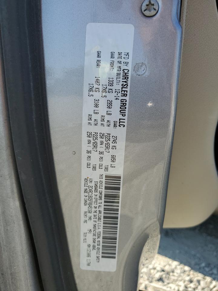 2015 Chrysler Town & Country Touring VIN: 2C4RC1BG5FR645160 Lot: 63634024